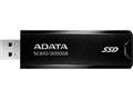 SSD (külső memória), 2TB, USB 3.2, 500/550MB/s, ADATA "SC610", fekete-piros