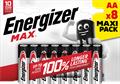 Elem, AA ceruza, 8 db, ENERGIZER "Max"