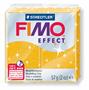 Gyurma, 57 g, égethető, FIMO "Effect", csillámos arany