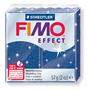 Gyurma, 57 g, égethető, FIMO "Effect", csillámos kék