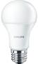 LED izzó, E27,gömb, 10W, 1055lm, 230V, 4000K, A60, PHILIPS "CorePro"