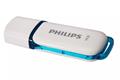 Pendrive, 16GB, USB 2.0, PHILIPS "Snow", fehér