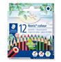 Színes ceruza készlet, hatszögletű, félhosszú, STAEDTLER "Noris Colour 185", 12 különböző szín