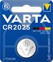 Gombelem, CR2025, 1 db, VARTA