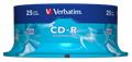 CD-R lemez, 700MB, 52x, 25 db, hengeren, VERBATIM 