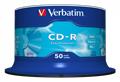 CD-R lemez, 700MB, 52x, 50 db, hengeren, VERBATIM 