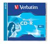 CD-R lemez, 700MB, 80min, 16x, 1 db, normál tok, VERBATIM "Live it!"